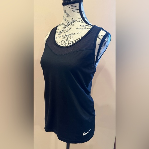 Nike Tops - Nike Black Athletic Tank- mesh back- women’s size medium